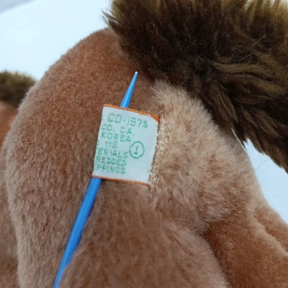 Dakin 1975 Charlie Horse & 1978 Golden Laying Colt  Plush Stuffed Animals Lot